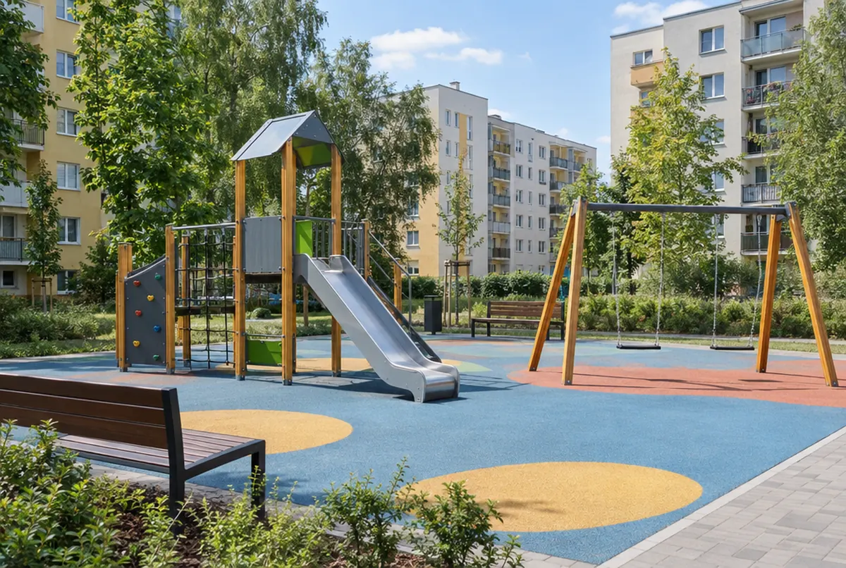 Nowy plac zabaw przy ul. Lipowej 6 i 8